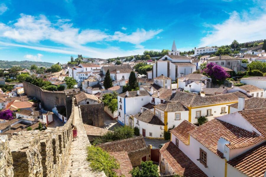From Lisbon: Day Trip to Porto, Óbidos, and Nazaré - Nazaré’s Forte de São Miguel and O Sitio hilltop: surf legend plus pilgrim lanes