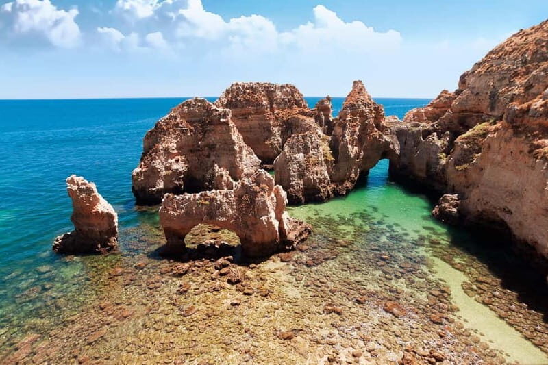 From Lisbon: Lagos & Albufeira Day Tour in the Algarve - Ponta da Piedade Photo Stop: Dramatic Cliffs in a 45-Minute Window
