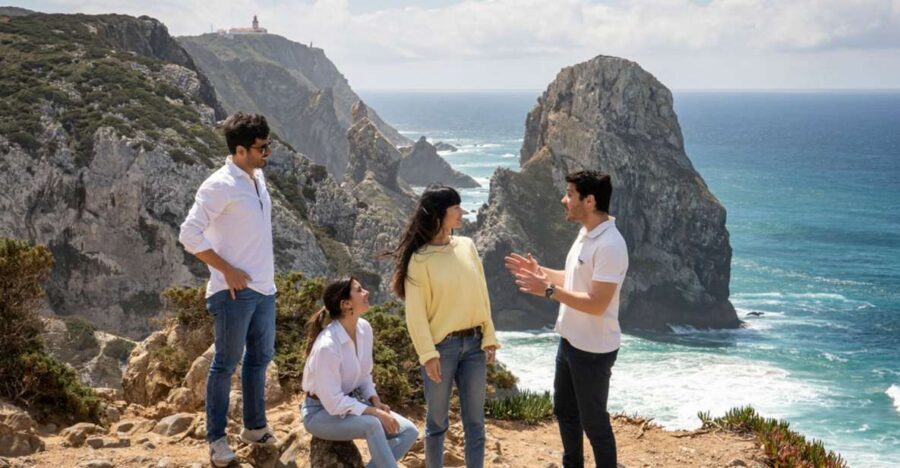 From Lisbon: Sintra, Pena Palace & Cabo da Roca Hiking Tour - Pena Palace Exteriors: Romanticism You Can Spot Fast