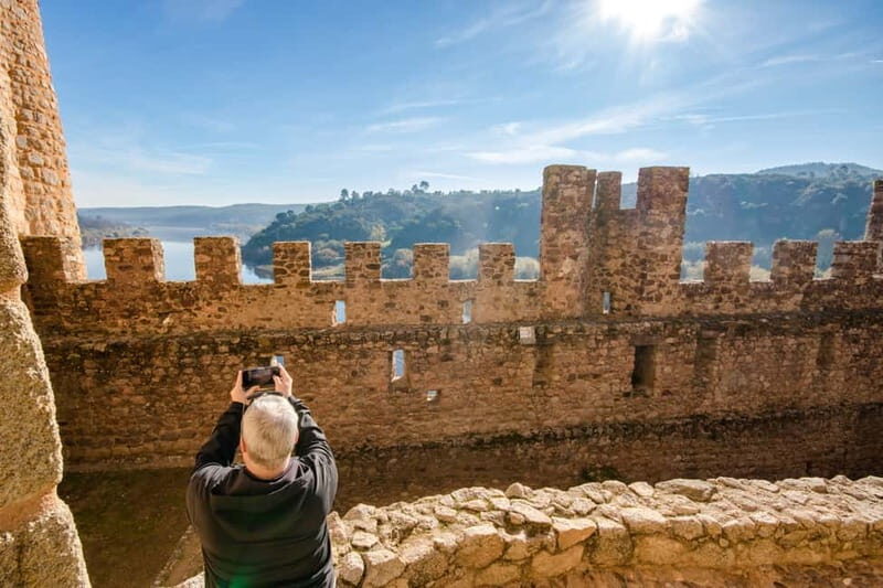 From Lisbon: Tomar, Convent of Christ & Almourol Castle - São João Baptista and Lunch in Tomar’s Historic Center