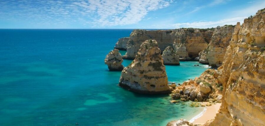From Portimao: Benagil Cave and Marinha Beach Boat Tour - The Benagil Cave photo moment: close enough to make it count