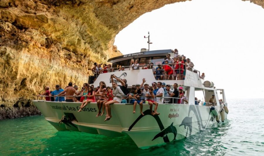 From Portimão: Catamaran Cruise to Benagil Caves with BBQ - Swimming, paddleboards, and life jackets (plus one comfort reality check)
