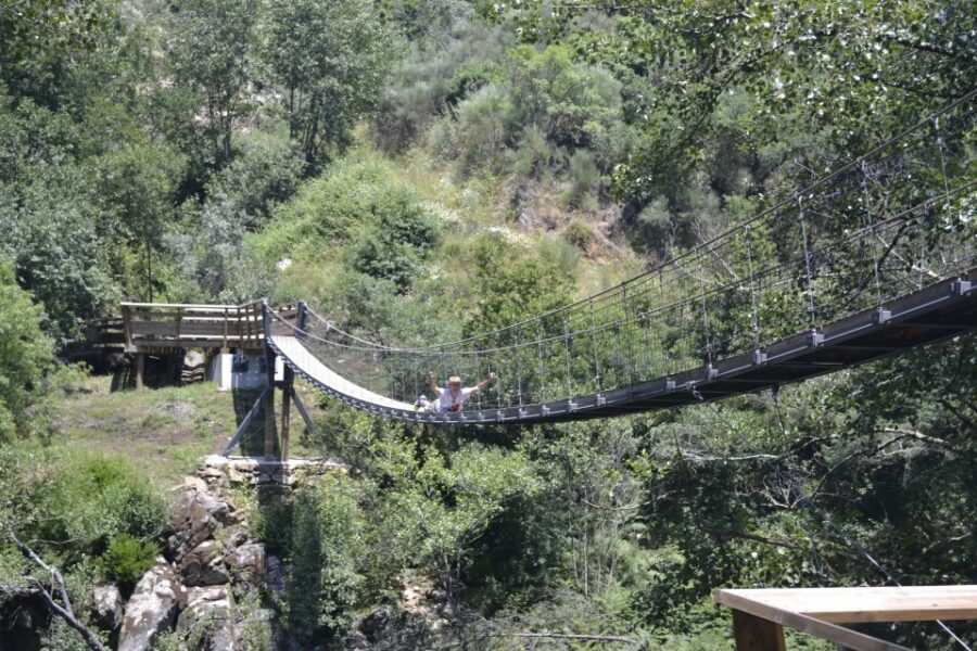 From Porto: 516 Arouca Bridge, Paiva Walkways and Aveiro - Paiva Walkways: a 4 km river gorge walk with stairs (so wear real shoes)