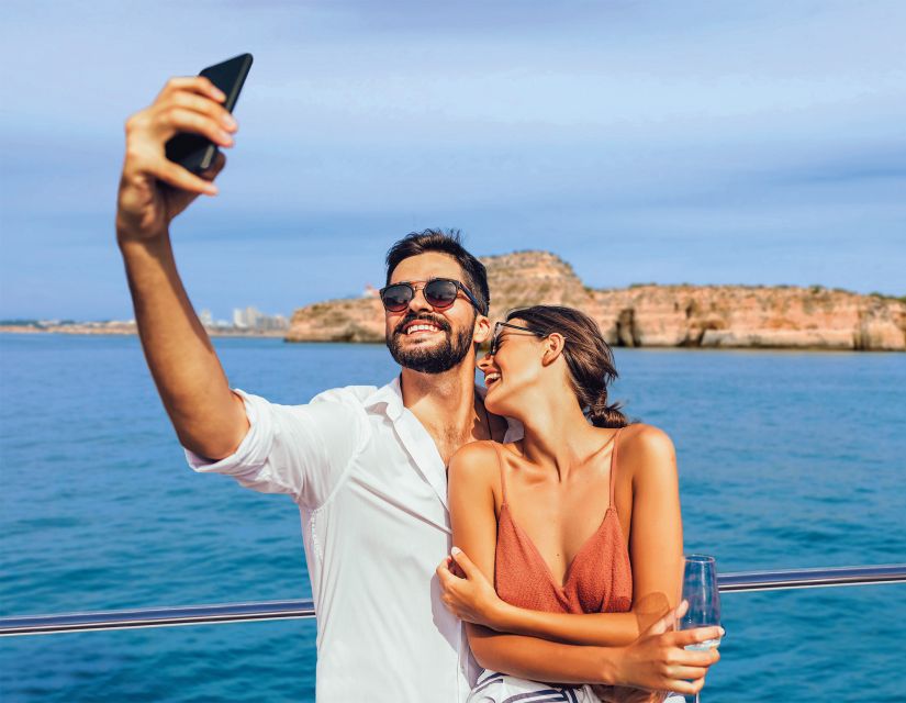 From Vilamoura: Sunset Catamaran Experience - The swim stop: what’s real, what’s conditional