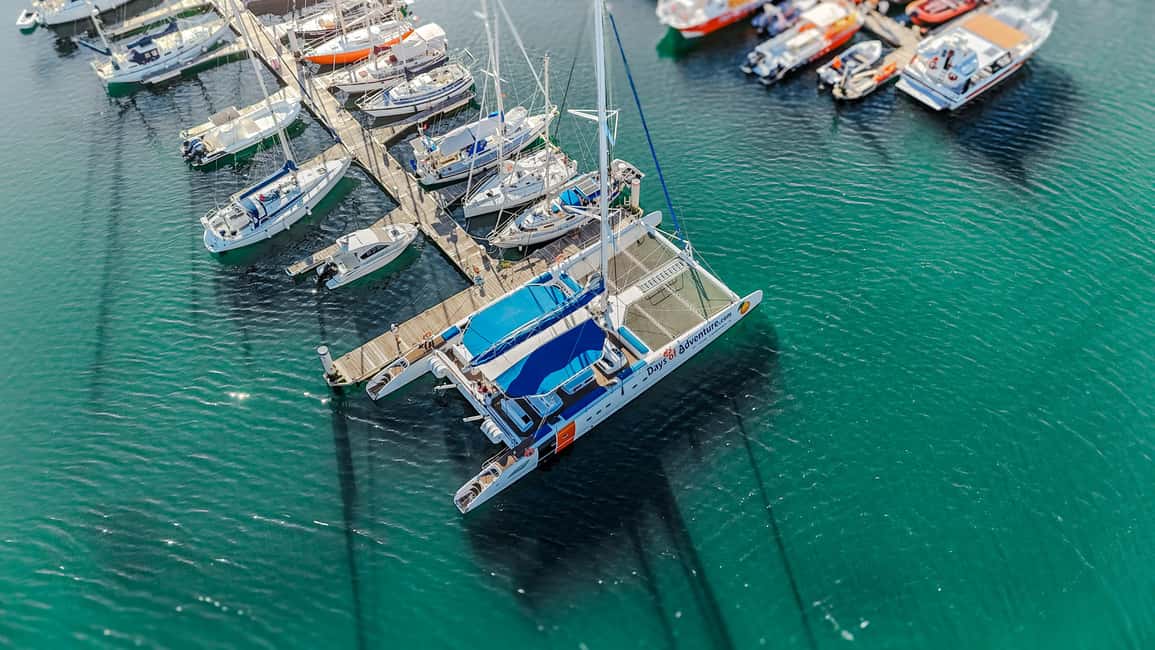 FUN & CHILL – GOLDEN COAST SAILING TOUR - The Front Nets: Why This Catamaran Style Works So Well