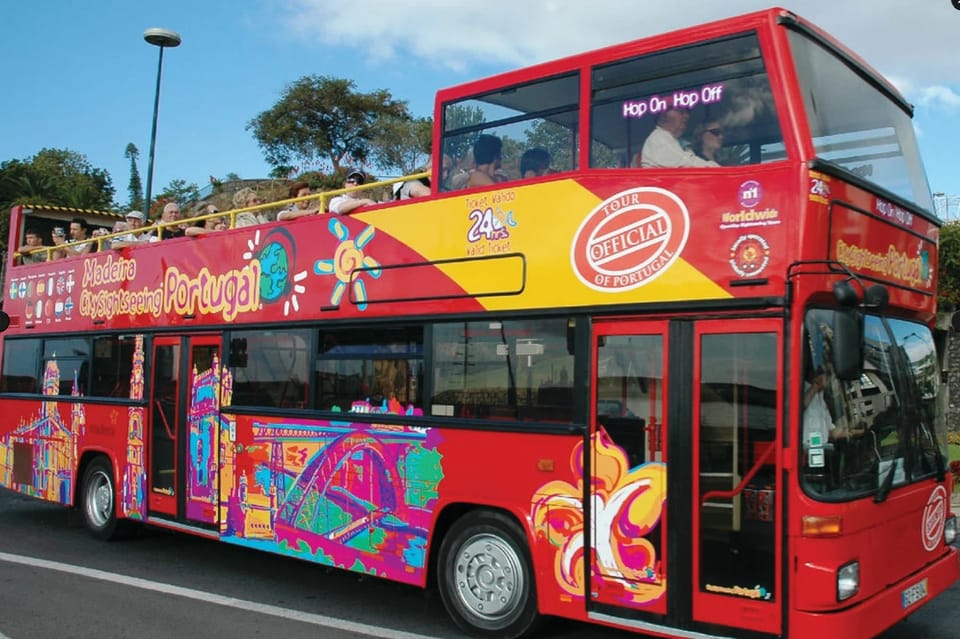 Funchal: City Sightseeing Hop-On Hop-Off Bus Tour - Red Route: city highlights with frequent hop-on hopping