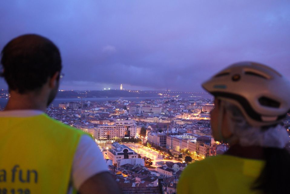 Go Lisbon by Night Electric Bike Tour - The sunset-to-night route: getting panoramic views without rushing