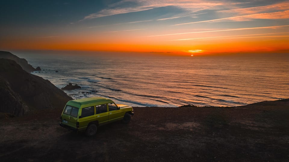 Half-Day Jeep Sunset Safari with Portuguese wine - Almádena Fort: a 17th-century coastal defense with big sky views