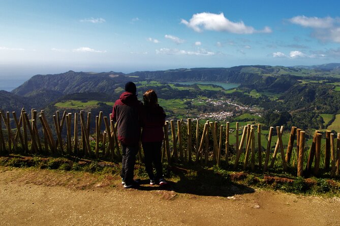 Hidden Gems of Sao Miguel Island Full Day Tour with Lunch - Cascata do Risco: garden paths and a small waterfall you can slow down for