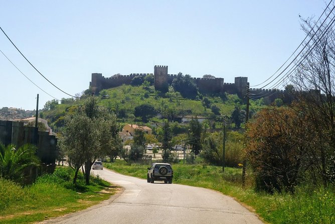 Jeep half day tour of our Algarve coast and mountains - Ferragudo on the Arade Estuary: Church Views and River-Edge Atmosphere
