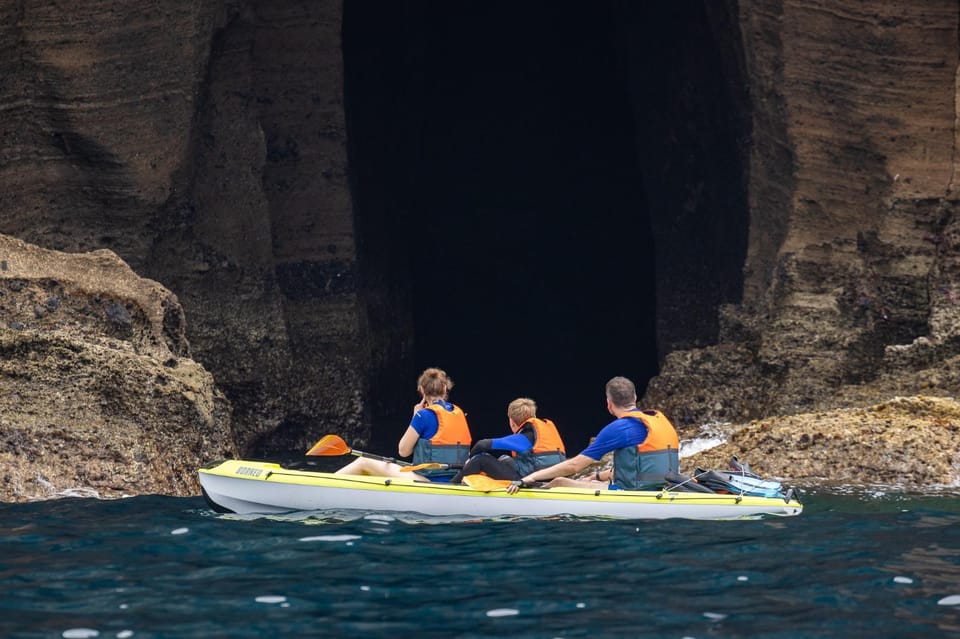 Kayak Guided Tour: Vila Franca do Campo Islet - Caves, rock formations, and where you might swim or snorkel