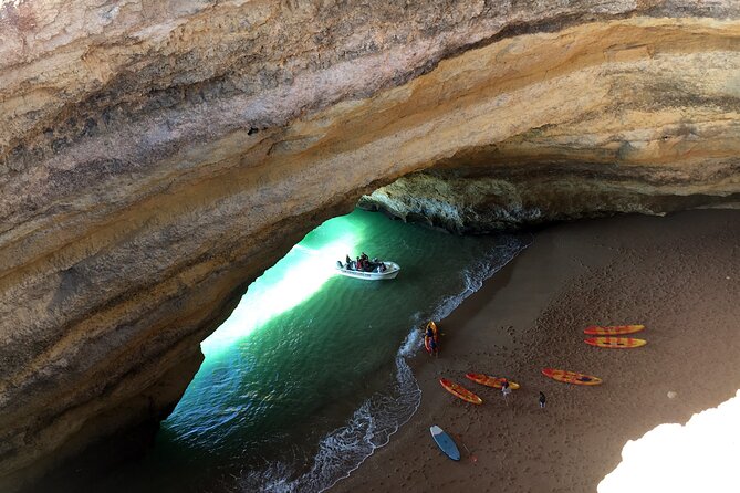 Kayak Tour to Benagil Cave & Marinha Beach - From Portimão - The Speedboat Leg: Coast Views Without Spending Your Strength