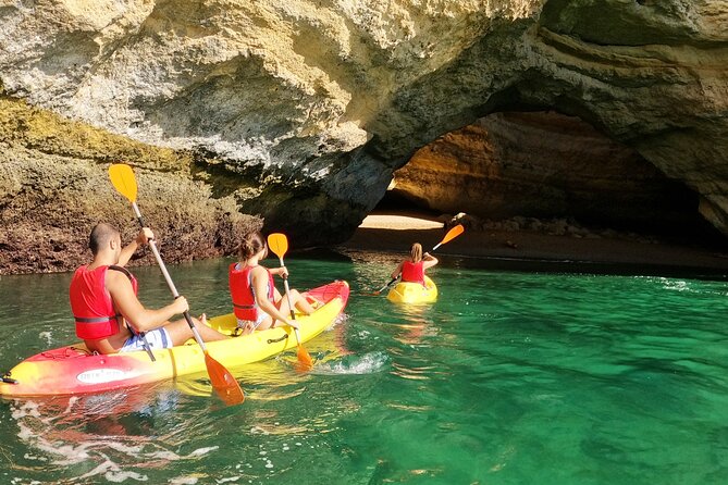 Kayak Tours to Benagil & Marine caves - From Benagil Beach - Kayaking the Algarve caves from Benagil Beach in about 90 minutes