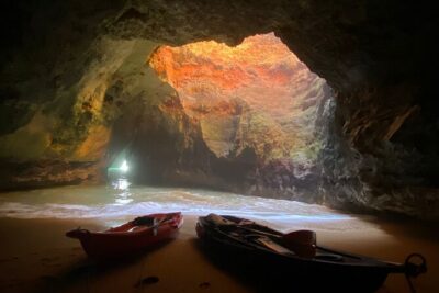 Kayak Tours with Amazing Caves, sea life and Marine Biologist . - Getting Set Up at Praia Grande (Gear That Actually Helps)