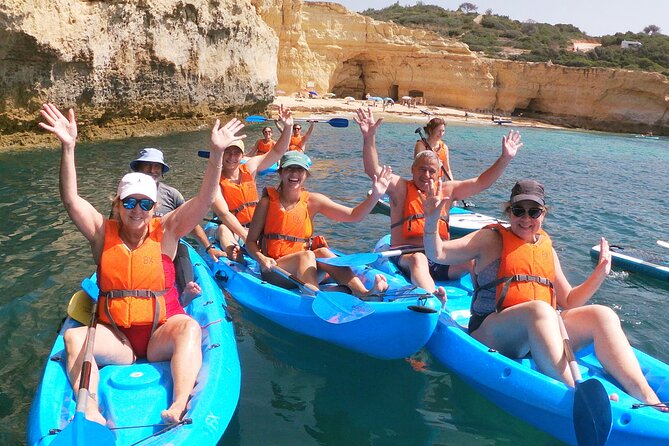 Kayaking Experience at Algarve Coastline Highlights Benagil caves - The kayaking experience: easy enough, but still real water time