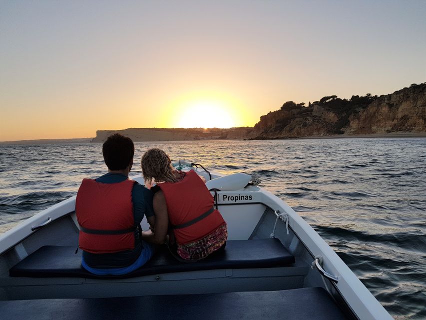 Lagos: Guided Ponta da Piedade Sunset Boat Tour - The boat ride: modern comfort, not a squeeze