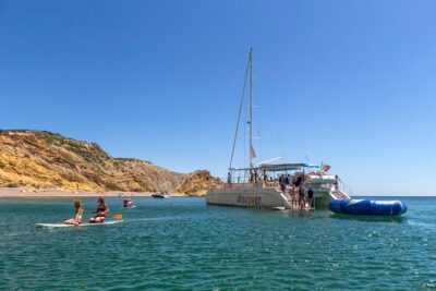 Lagos Half-Day Catamaran Cruise with Lunch - Stop 1: Praia da Luz and the Black Rock Lookouts