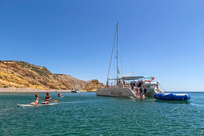 Lagos Half-Day Catamaran Cruise with Lunch - Stop 1: Praia da Luz and the Black Rock Lookouts