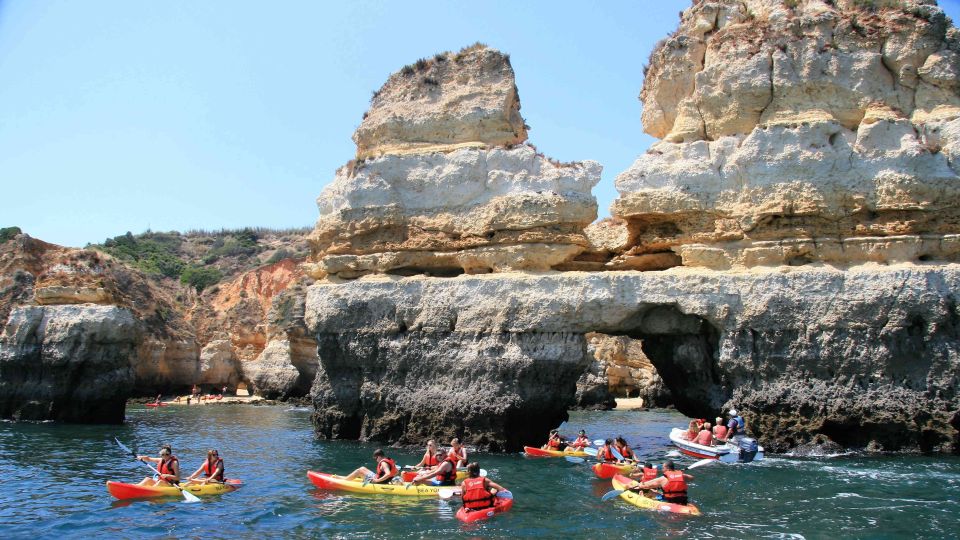 Lagos: Kayaking Tour - The real show: Ponta da Piedade caves, beaches, and rock formations