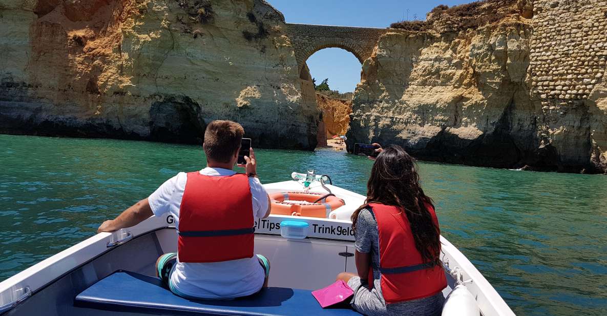 Lagos: Ponta da Piedade Coastline Tour - The One Swim Stop: Crystal-Clear Water at Ponta da Piedade