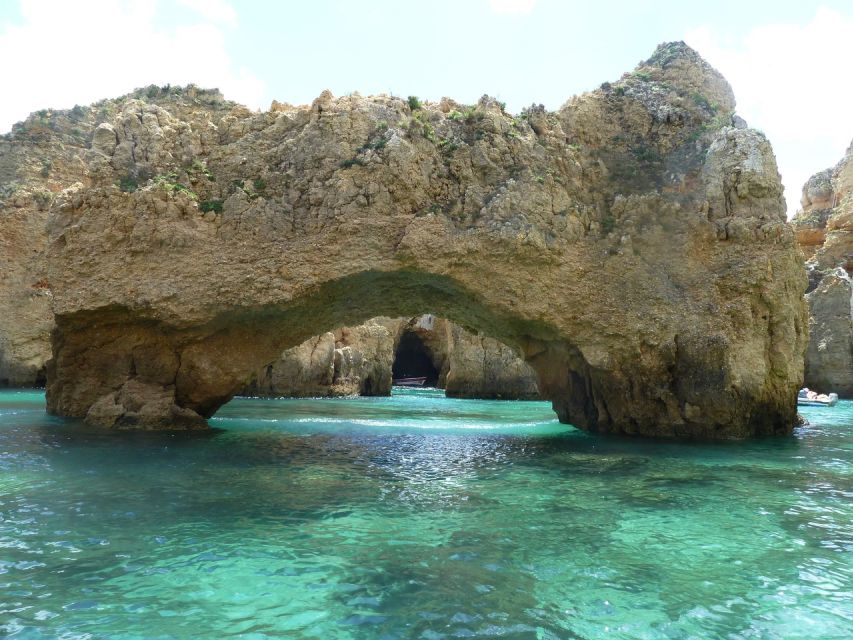 Lagos: Ponta Piedade Sail & Caves Cruise w/Portuguese Tapas - Cave time by small boat: the highlight portion