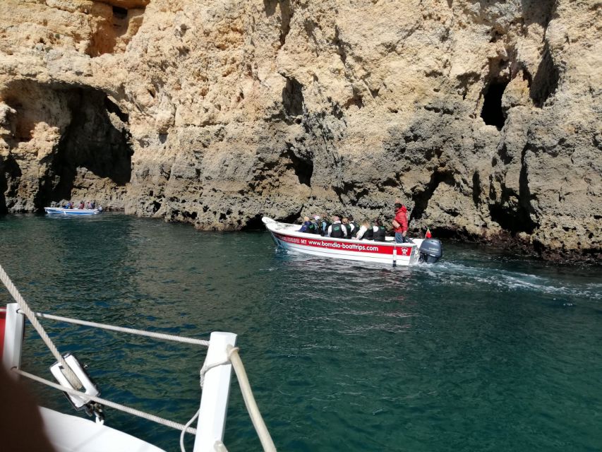 Lagos: Ponta Piedade Sail & Caves Cruise w/Portuguese Tapas - Swimming and sunbathing: when the sea says yes