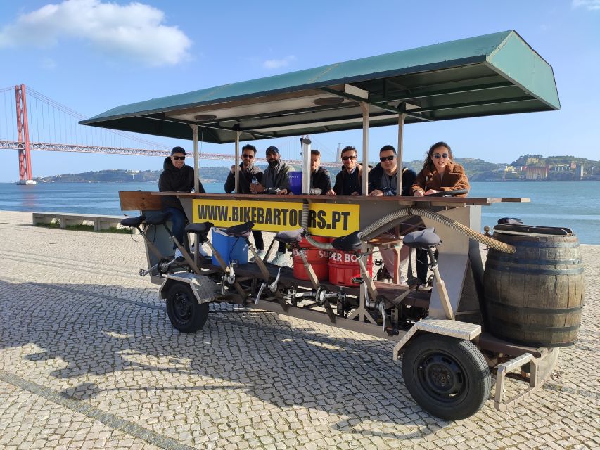 Lisbon: 1-Hour Beer Bike Tour with Draft Beer & Sangria Ride - Key highlights to know before you go