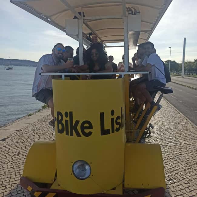 Lisbon: 1-Hour Beer, Sangria or Wine Bike Sightseeing Tour - The 25 de Abril Bridge photo stop: Lisbon’s wow moment on wheels