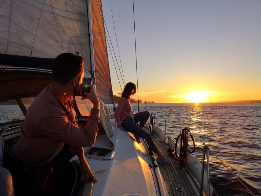 Lisbon: 2-Hour Sunset Sailing Tour on Luxury Sailing Yacht - Bridging Eras: 25 de Abril and Christ the King from the Waterline