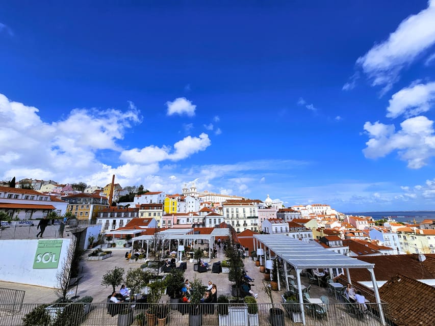 Lisbon: Alfama tour by tuktuk private, up to 90 min - Miradouro de Santa Luzia: viewpoint time with a guided touch