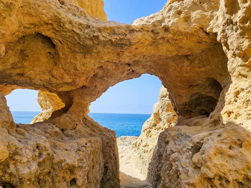 Lisbon: Algarve, Benagil Caves & Lagos w/ Boat Tour Option - Carvoeiro and Algar Seco: Boneca Cave, the Doll’s Face