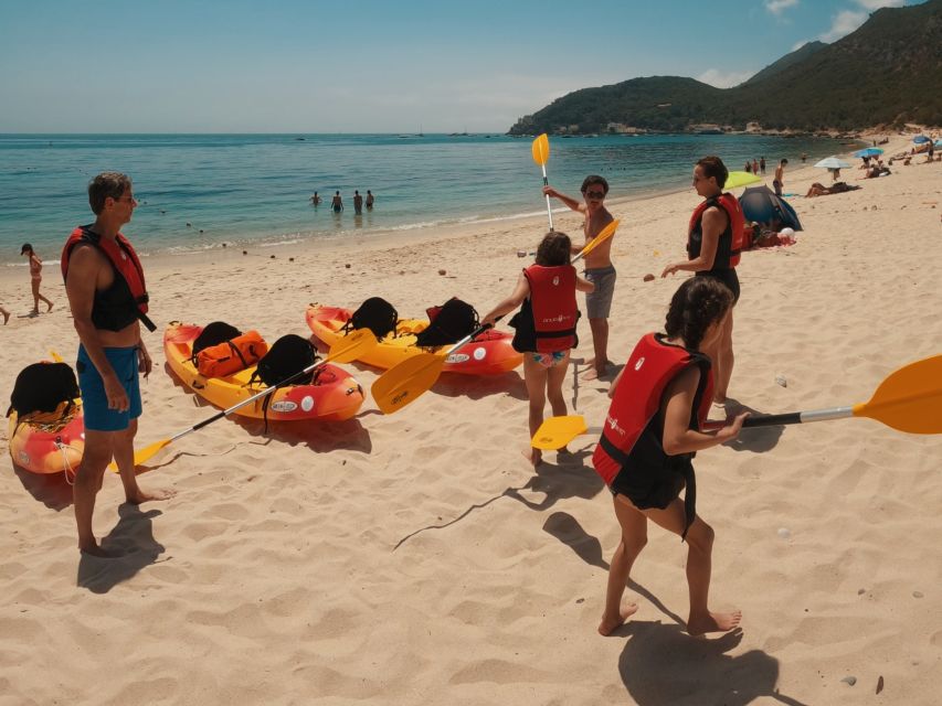Lisbon: Arrábida Kayak & Wild Beach Snorkeling Pickup Option - Ocean kayaking near the cliffs: controlled fun, with real scenery