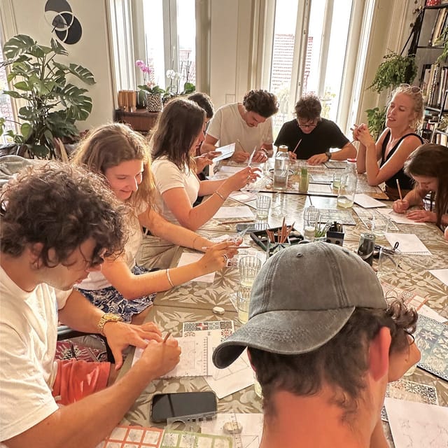 Lisbon: Azulejos' Design Create Your Own Tile Workshop - How the 3-step tile design process really works