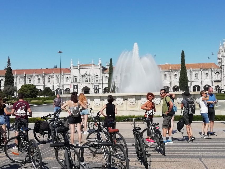 Lisbon: Bike Tour From City Center to Belem - Jerónimos Monastery: Manueline detail you can actually see