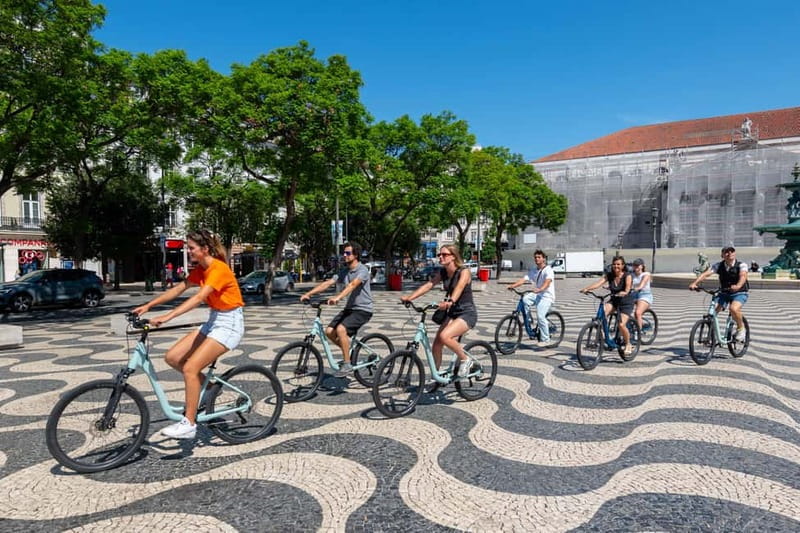 Lisbon: Bike Tour from Lisbon to Belém + Liquor & Pastry - Commerce Square, Cais do Sodré, and the riverside glide