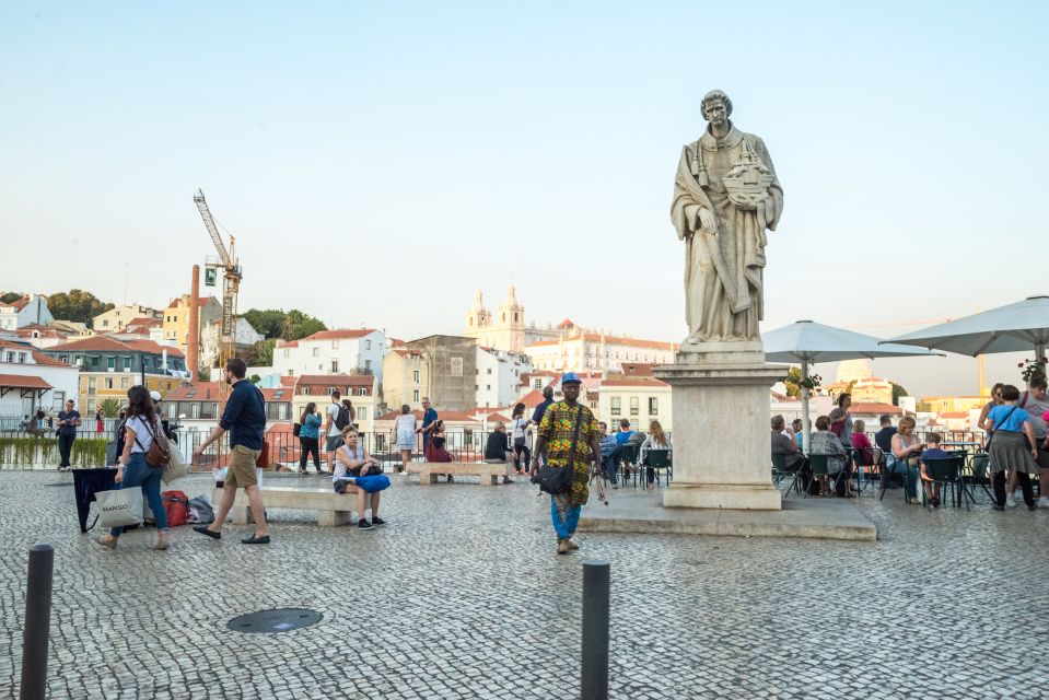 Lisbon by Tuk Tuk Guided Tour: City of Neighborhoods - Flea market energy at Feira da Ladra and the Santa Engrácia/Panteão stop