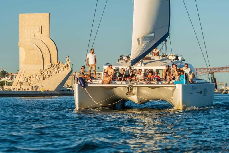 Lisbon: Catamaran Cruise with Drinks & Pastel de Nata - A small-group Tagus cruise that feels made for golden hour