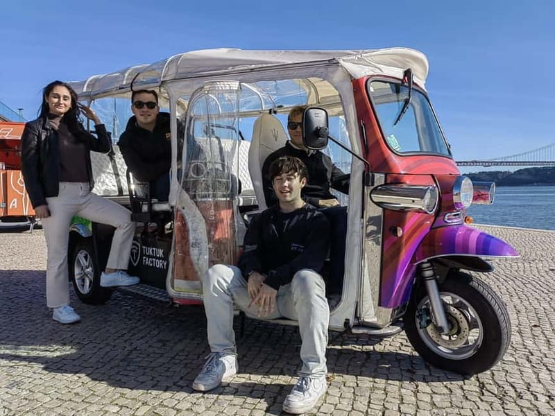 Lisbon: City Tuk-Tuk Guided Tour with Hotel Pickup - Hotel Pickup, Small Group Size, and the Feel of a 50-Minute Tour
