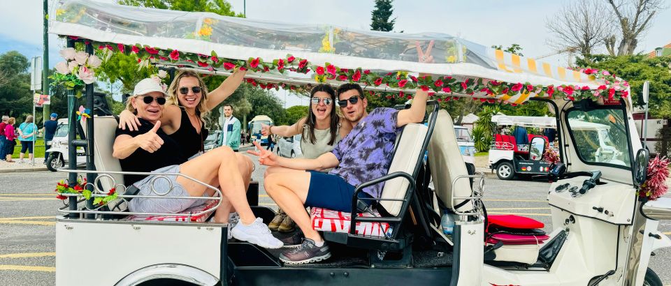 Lisbon: Discover Belem by electric Tuk Tuk - Tagus River and the 25 de Abril Bridge: the payoff ride
