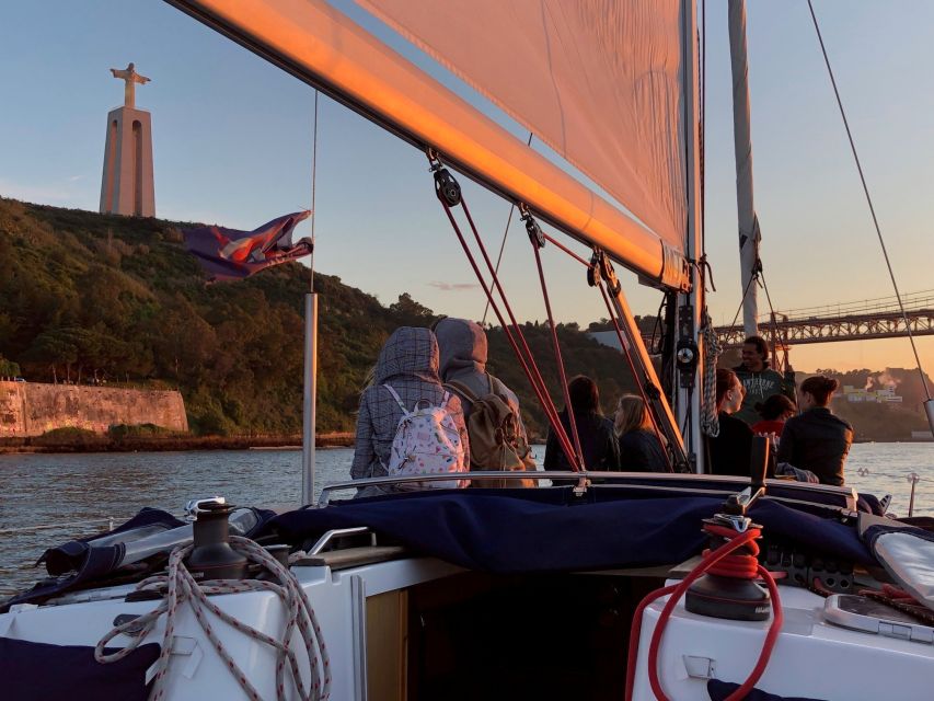 Lisbon: Enjoy a Sunset or Night Tagus River Sailboat Cruise - Drinks, food, and the value of a short 2-hour cruise