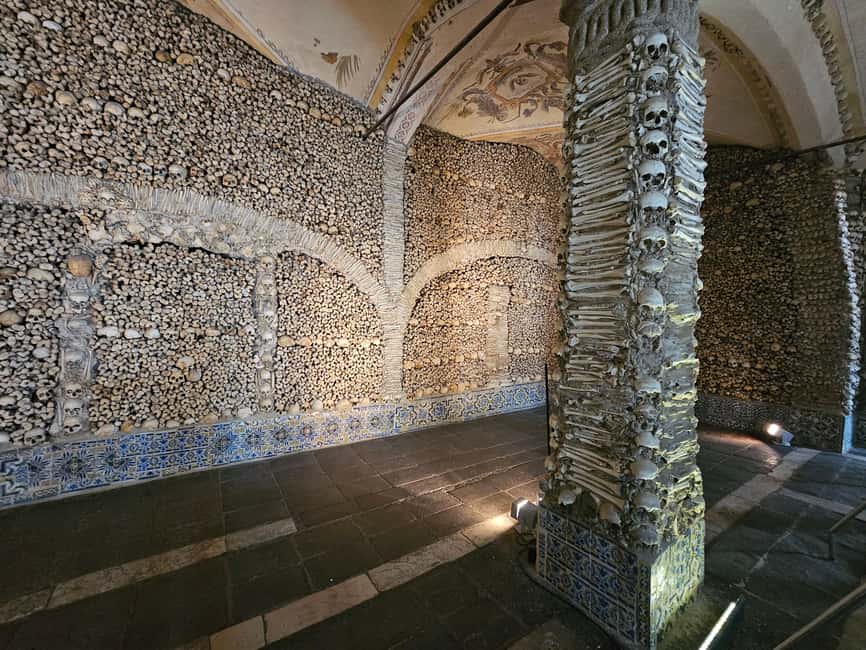 Lisbon: Évora (w/ Cathedral & Bones), Cartuxa & Cork Factory - Chapel of Bones: Eerie, but Not Just for Shock Value