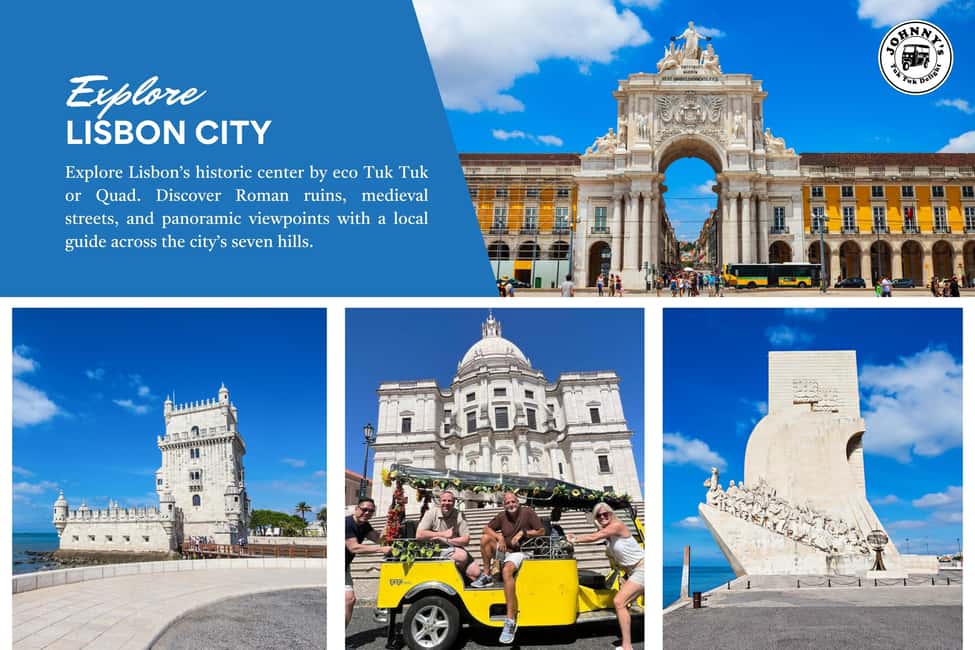 LISBON : EXPLORE OLD TOWN ALFAMA BY ELECTRIC TUK TUK - Key highlights you’ll feel right away