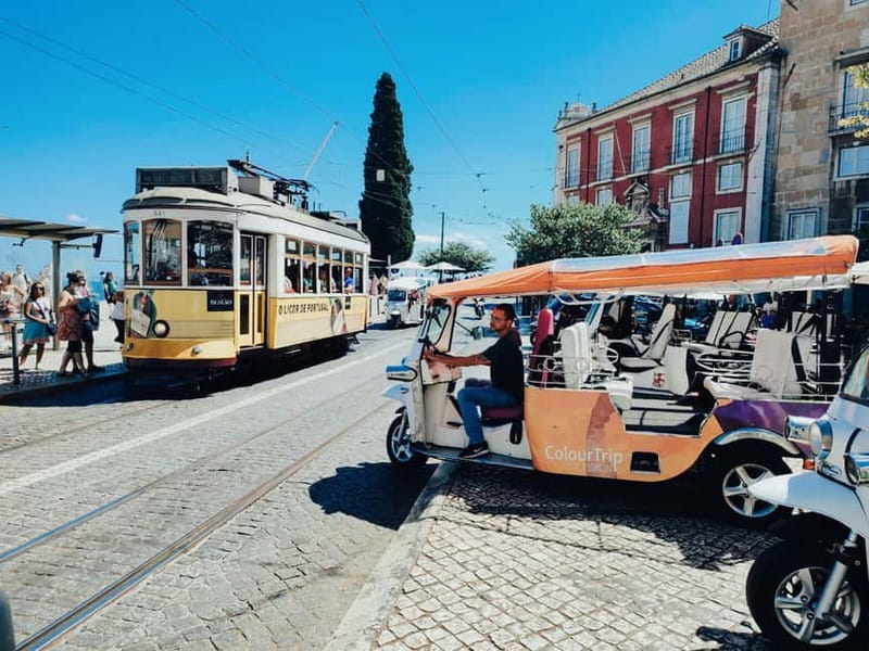 Lisbon Highlights: Private Tuk Tuk Sightseeing City Tour - Praça do Comércio, Pink Street, and Chiado edges: big squares and quick hits