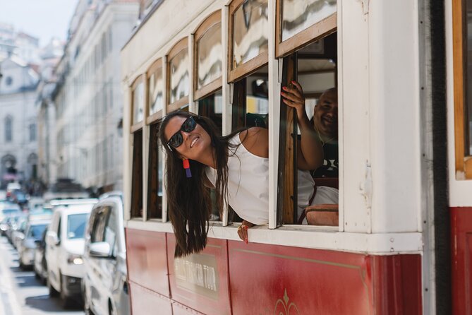 Lisbon Hills Red Tram by Tram 28 route - Riding From Baixa’s Rebuilt Downtown Toward the Views