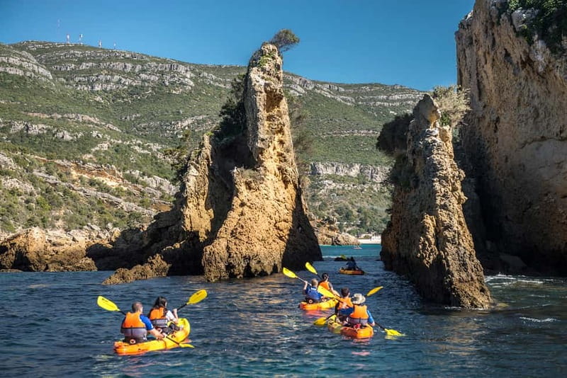 Lisbon: Kayak Tour Arrábida Natural Park, Setubal, Sesimbra - Secret Caves and Wild Beaches Along the Arrábida Coast