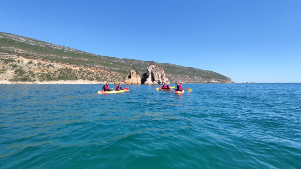 Lisbon: Kayaking and Snorkeling Adventure - Kayaking in Arrábida Waters: Cave Breaks and Ocean Instruction