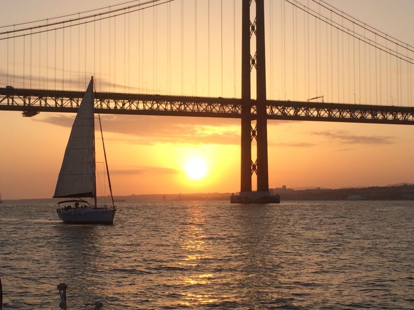 Lisbon: Luxury Private Sailing Boat Cruise on River Tagus - Cascais Bay time for swimming and sunbathing