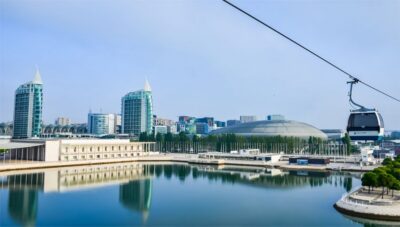 Lisbon: Nations Park Gondola Lift Cable Car Round Trip - How the Round Trip Works Between North and South Stations