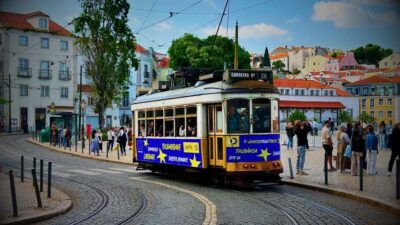 Lisbon: Old Town Tuk-Tuk Tour - The ride starts at the big squares, then drops into old Lisbon
