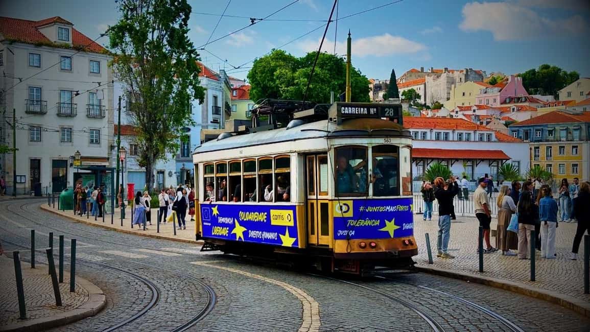 Lisbon: Old Town Tuk-Tuk Tour - The ride starts at the big squares, then drops into old Lisbon